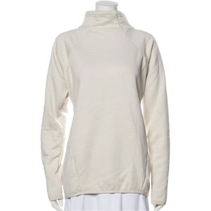 COLUMBIA Cream Fleece Jacket Sweater Size Large